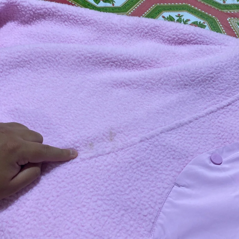 Free People Hit The Slopes Fleece Jacket Powder‎ Pink XL FLAWED FLAWED - Picture 10 of 10